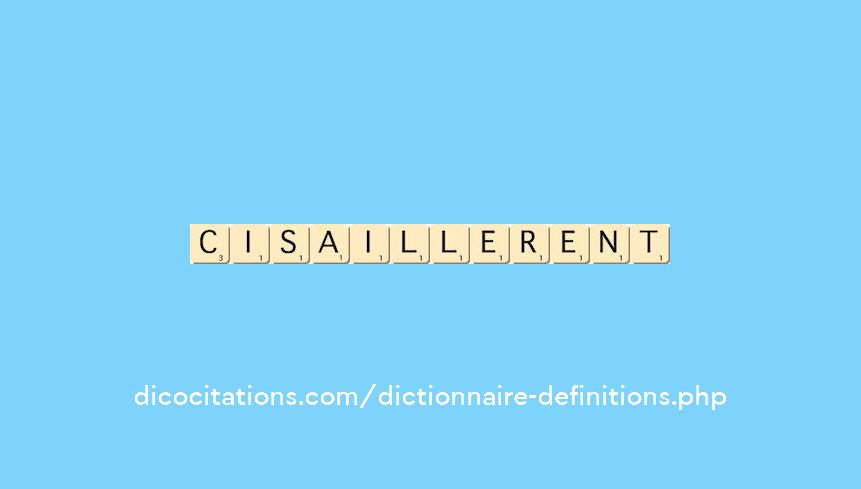 cisaillerent cisaillerent