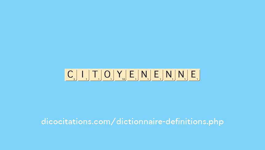 citoyen--enne