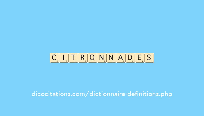 citronnades citronnades