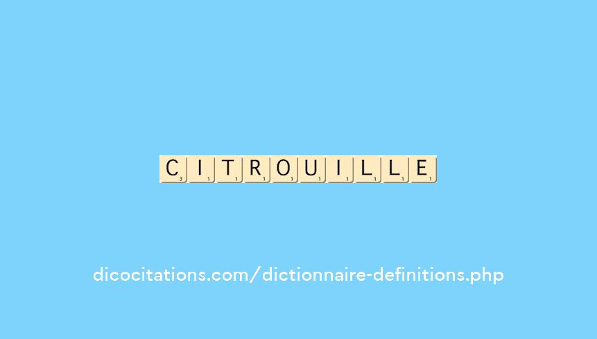 citrouille