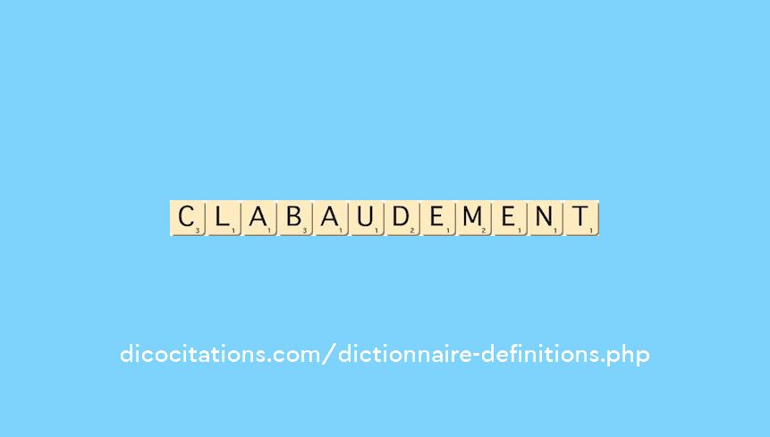 clabaudement