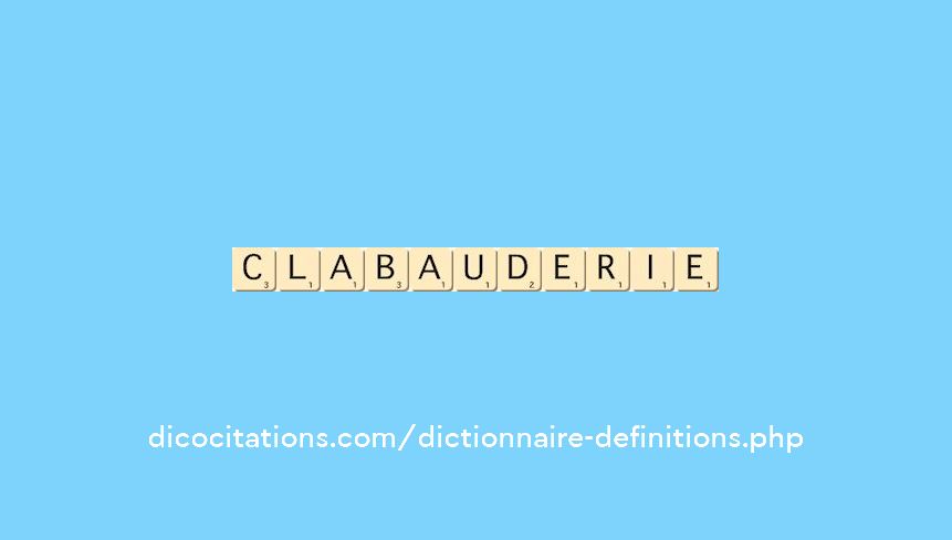 clabauderie
