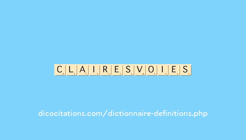 claires-voies claires-voies