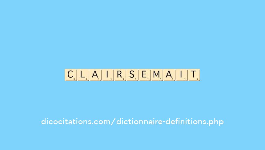 clairsemait clairsemait