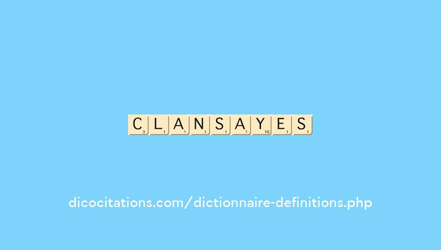 clansayes
