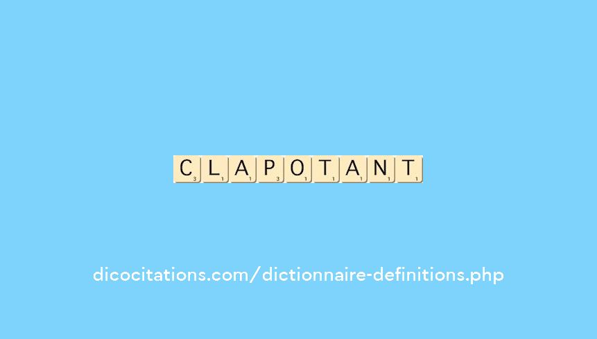 clapotant clapotant
