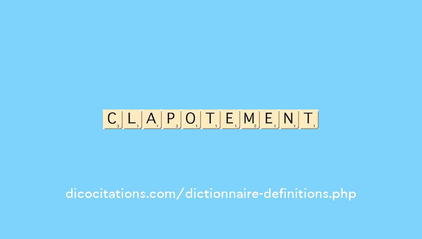 clapotement clapotement