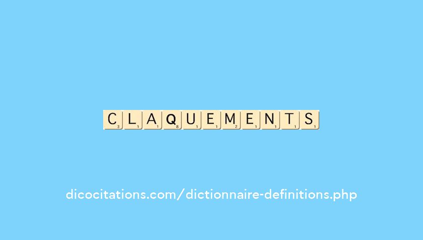 claquements