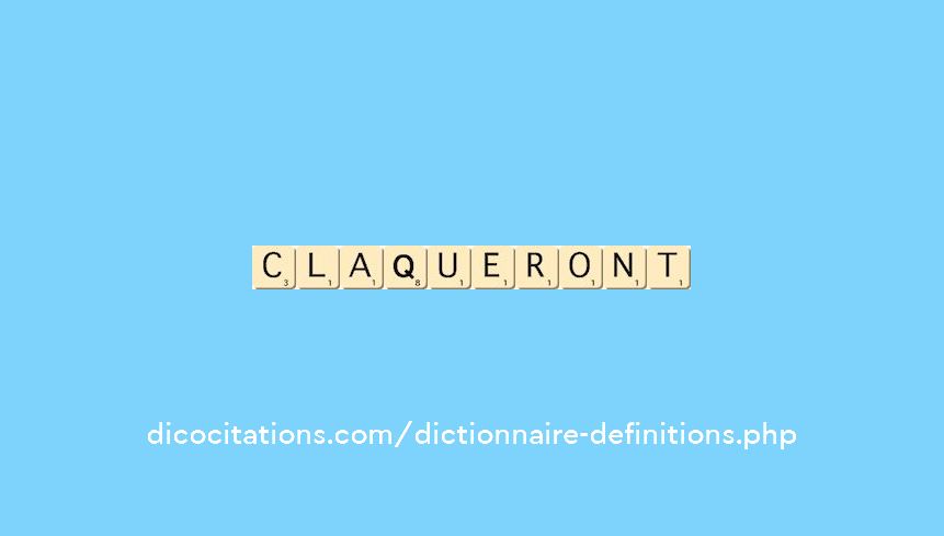 claqueront claqueront