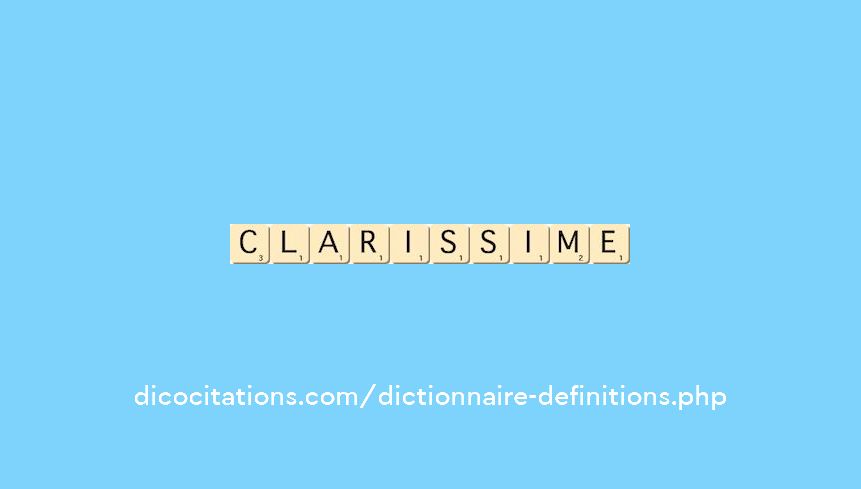 clarissime