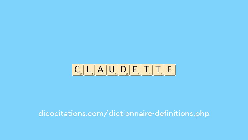 claudette claudette