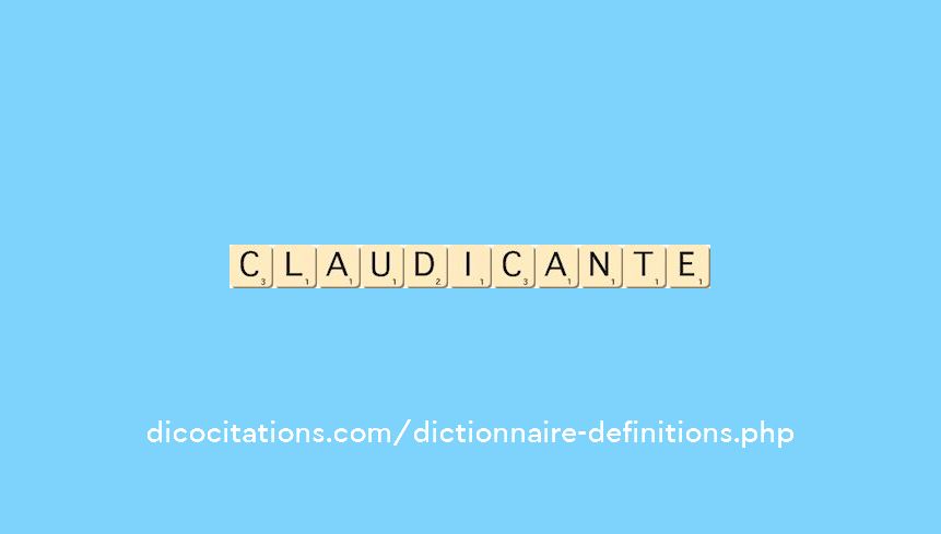 claudicante