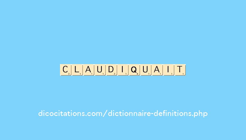 claudiquait claudiquait