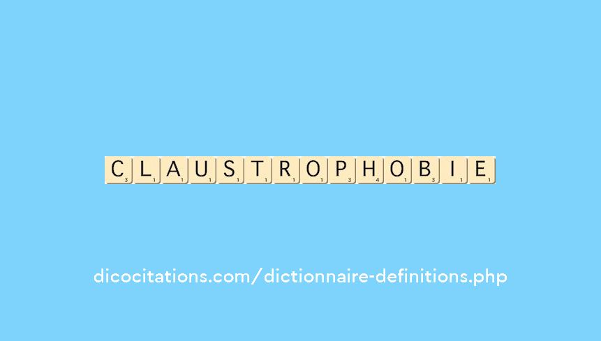 claustrophobie claustrophobie