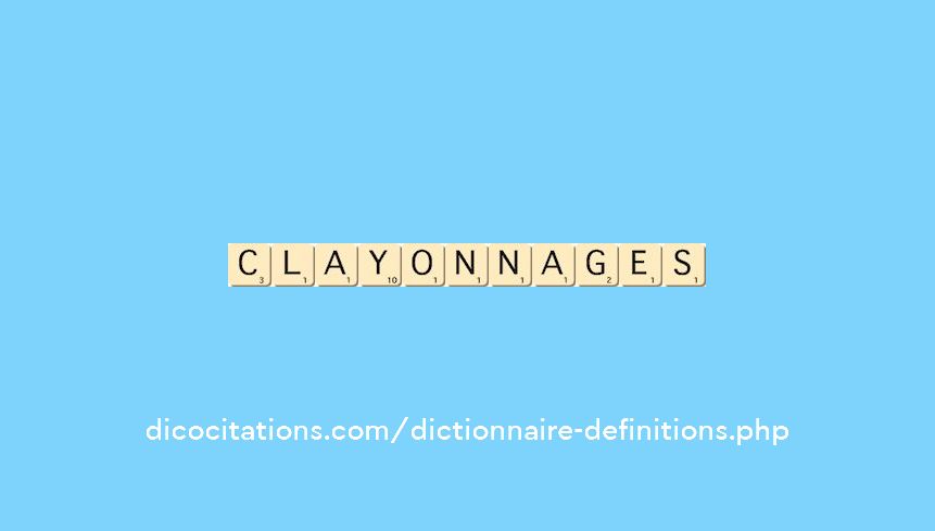 clayonnages clayonnages