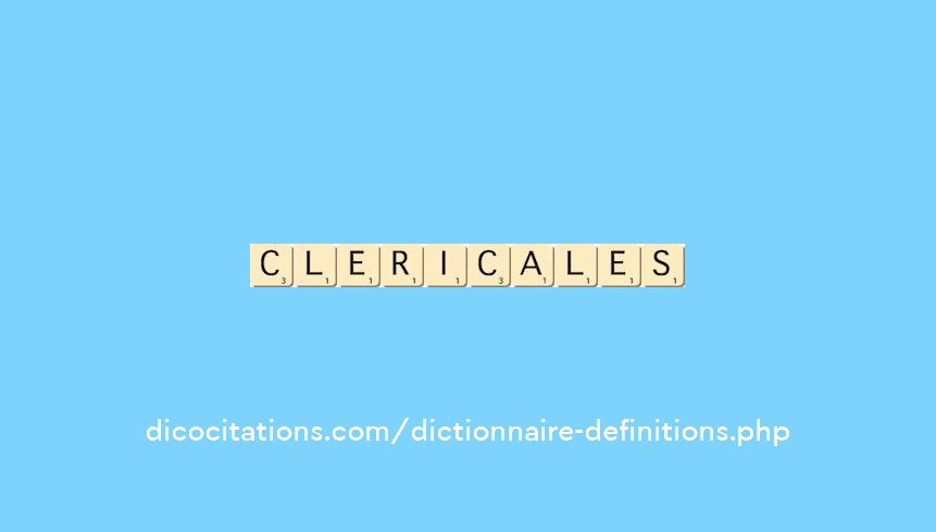 clericales clericales