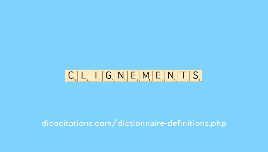 clignements clignements