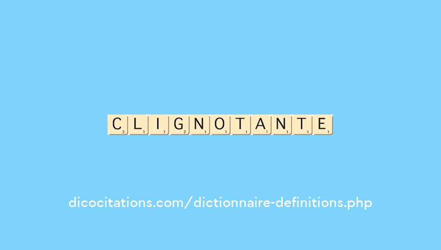 clignotante clignotante