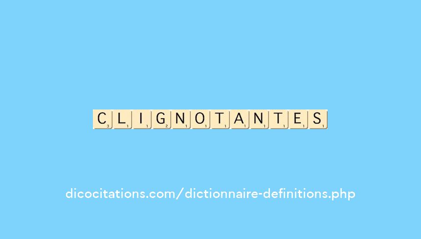 clignotantes clignotantes