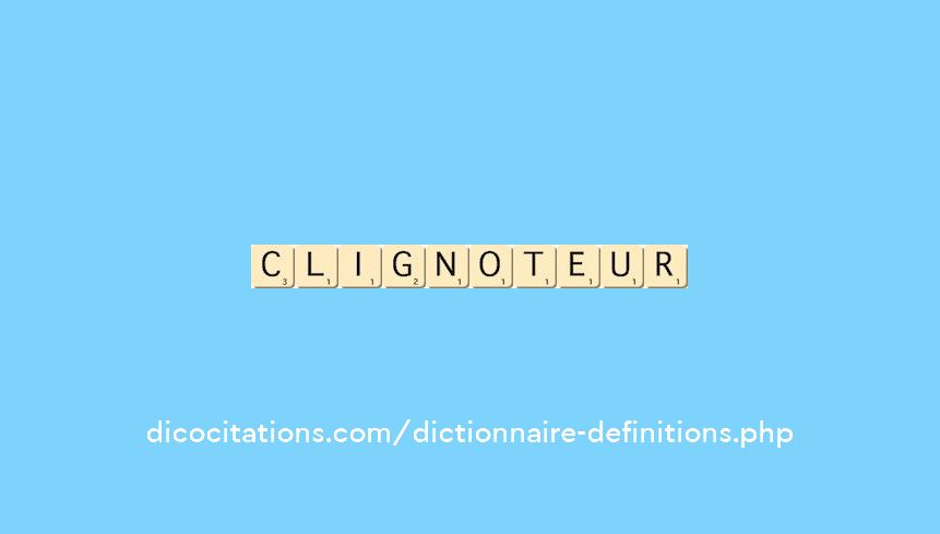 clignoteur clignoteur