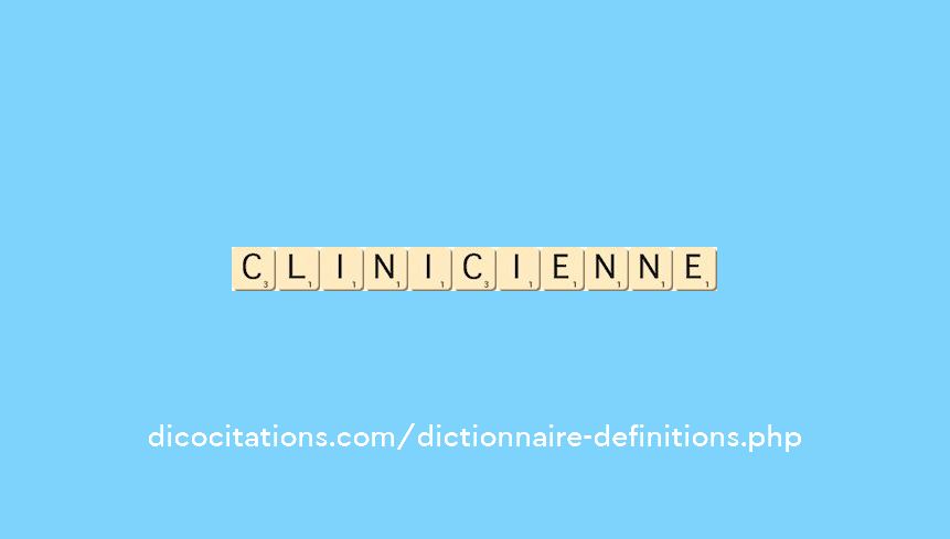clinicienne clinicienne