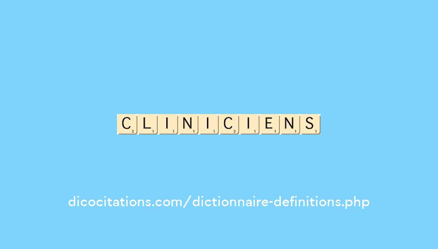cliniciens cliniciens