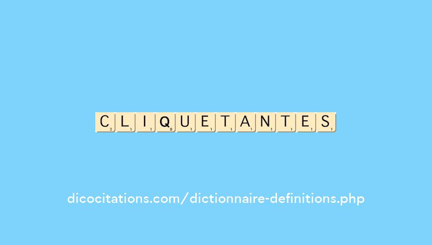 cliquetantes cliquetantes