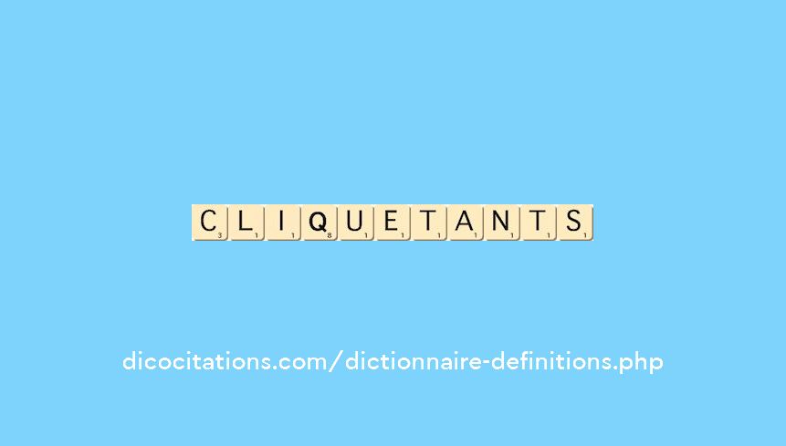 cliquetants cliquetants
