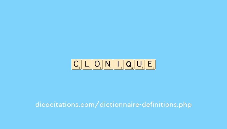 clonique clonique