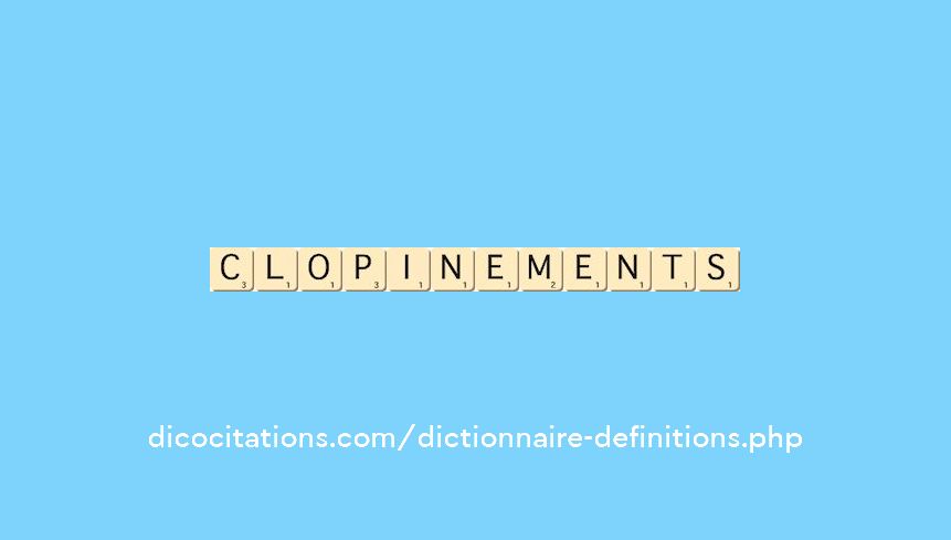 clopinements clopinements