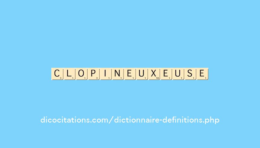 clopineux--euse