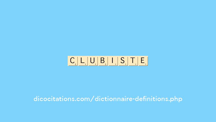 clubiste clubiste