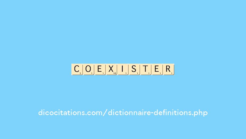 co-exister co-exister