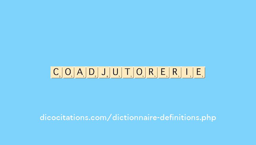 coadjutorerie
