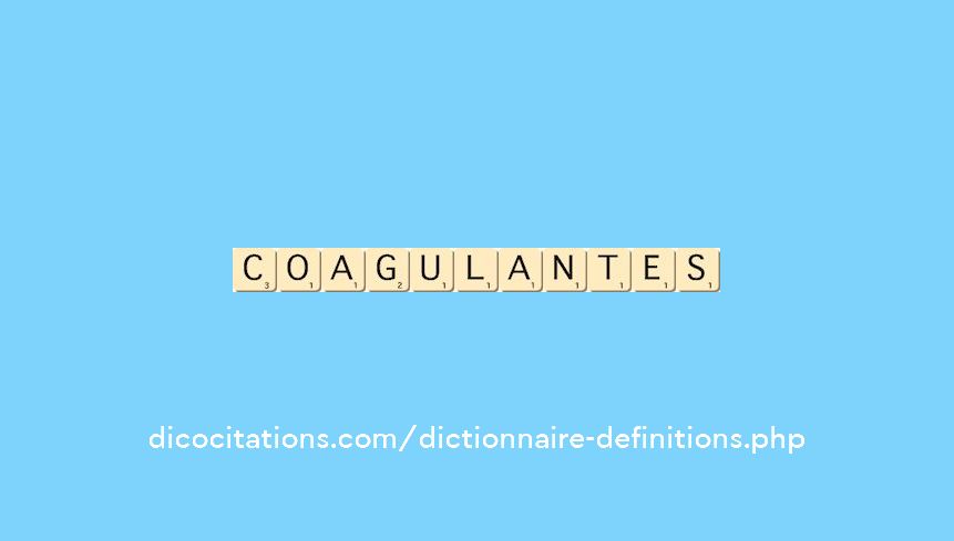 coagulantes coagulantes