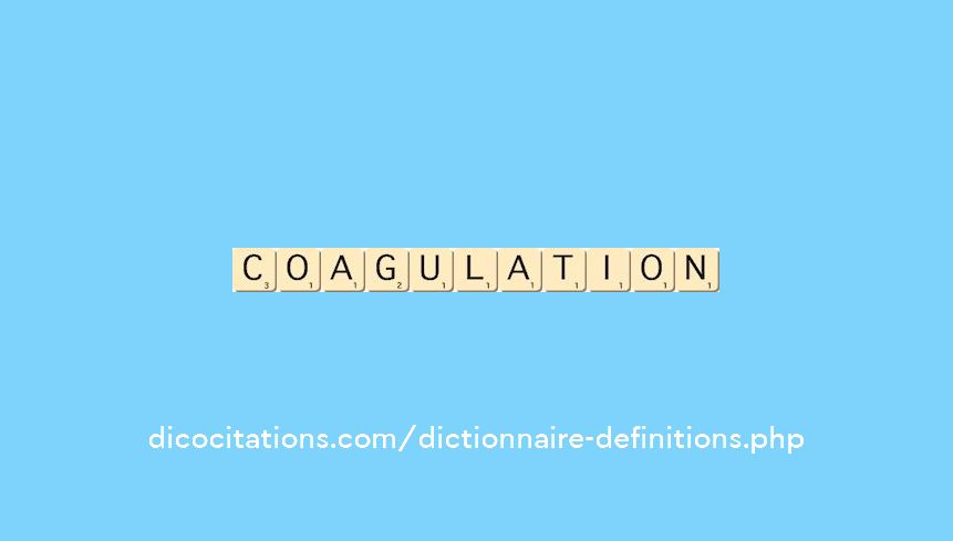 coagulation coagulation