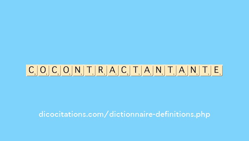 cocontractant--ante