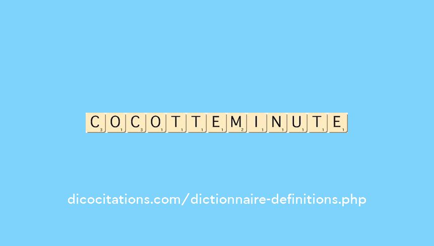 cocotte-minute cocotte-minute