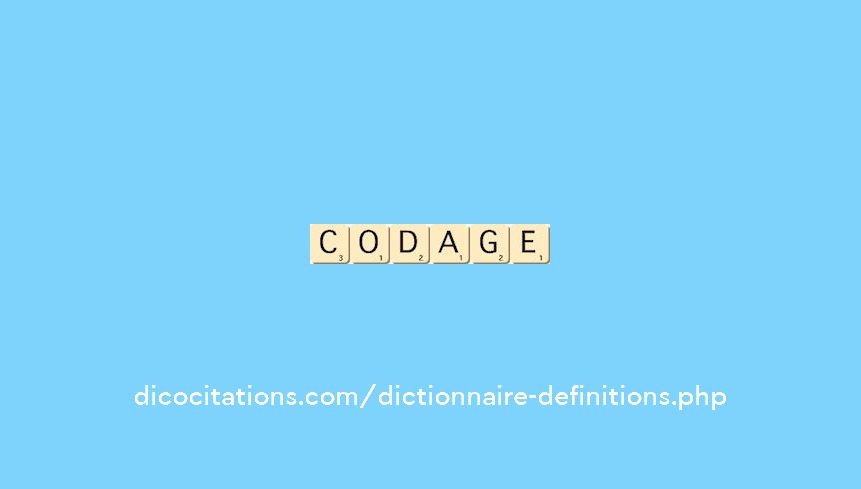 codage codage