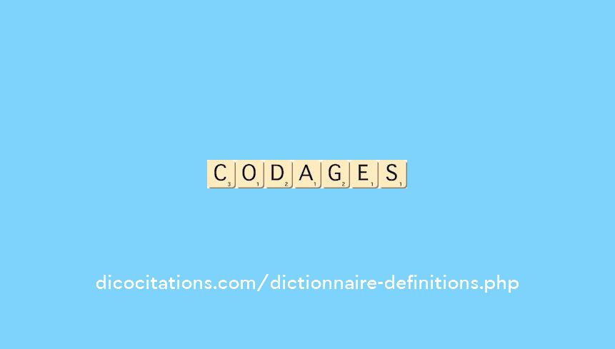 codages codages