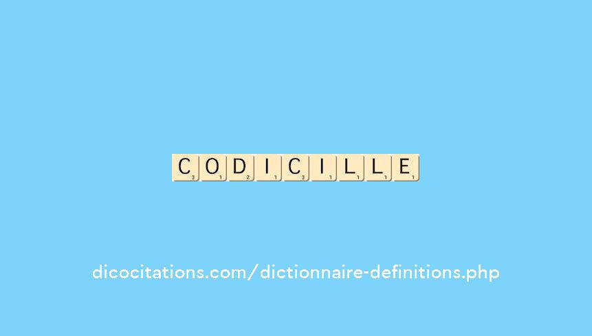 codicille
