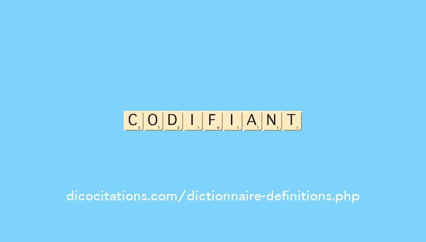 codifiant codifiant