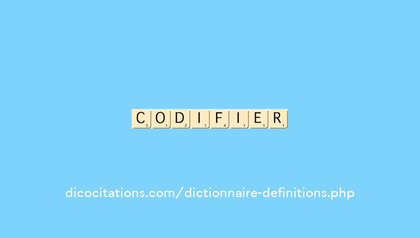 codifier codifier