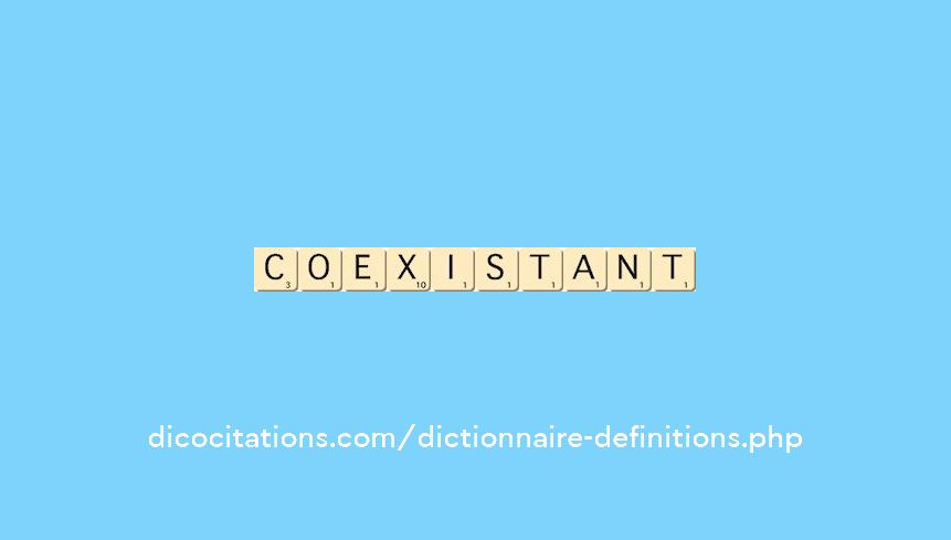 coexistant coexistant