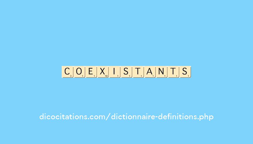 coexistants coexistants
