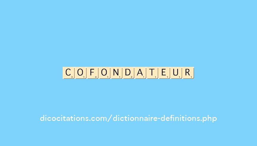 cofondateur