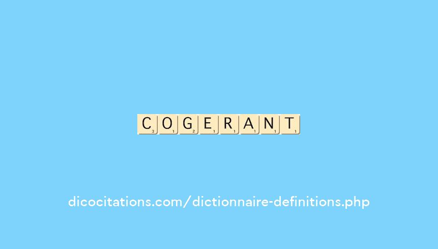 cogerant cogerant