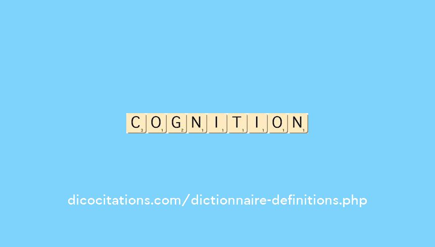 cognition