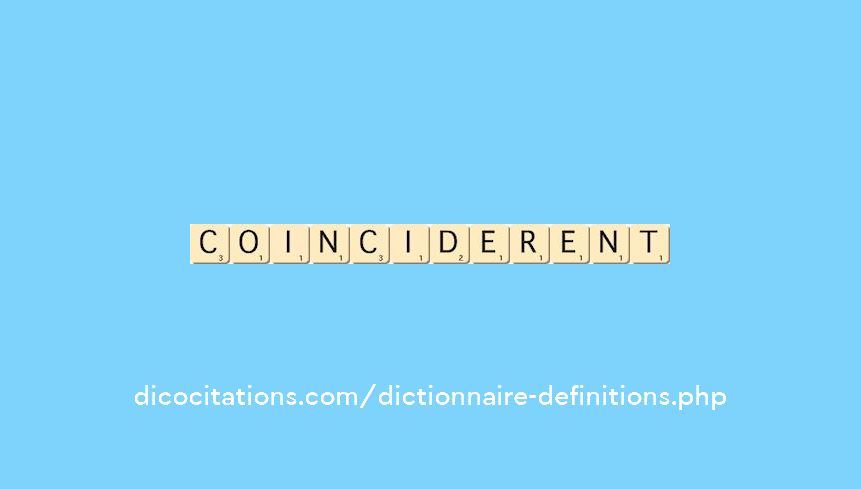 coinciderent