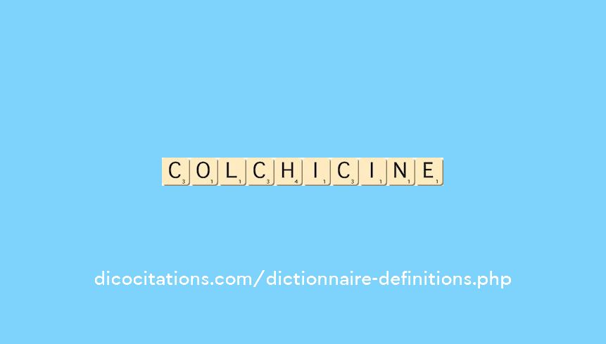 colchicine colchicine